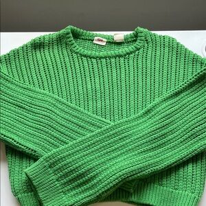 Levi's Cropped Green Sweater